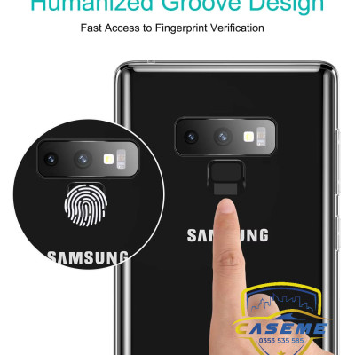 Ốp lưng dành cho Samsung Galaxy Note 9 silicon TPU dẻo trong suốt dày dặn chống sốc, chống xước cao cấp - Hàng chính hãng