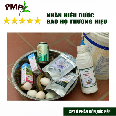 Combo Chế phẩm vi sinh Epic & Mật Rỉ Đường PMP Bộ Ủ Phân Đậu Nành, Trứng, Chuối, Cá, Rác Thải Hữu Cơ