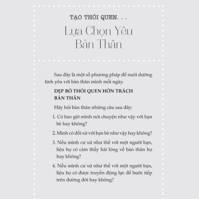 Sách - Xé vài trang thanh xuân, Be happy, Kế hoạch nâng cấp bản thân, Sống kỷ luật biết kiềm chế đời mới ngầu sang