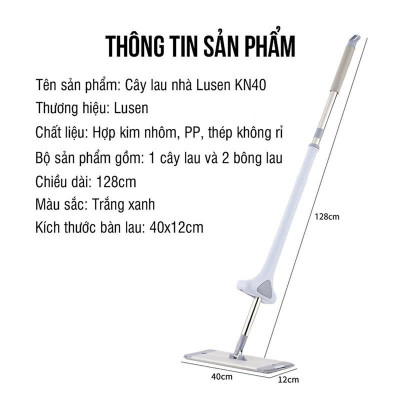 Cây Lau Nhà Tự Vắt Đa Năng - Tiện Lợi, Dễ Dàng Vệ Sinh Mọi Bề Mặt - HÀNG CHÍNH HÃNG