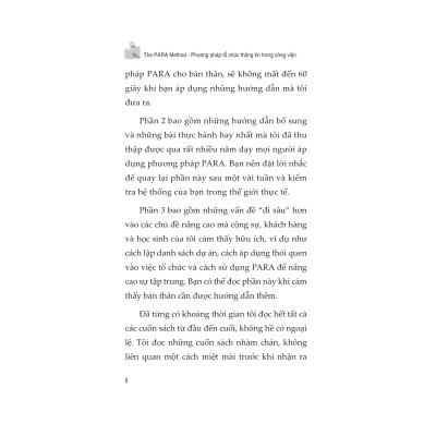 The PARA Method - Phương Pháp Tổ Chức Thông Tin Trong Công Việc  (1980 Books)