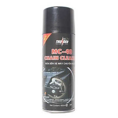 Chai Xịt Rửa Sên Vệ Sinh Dây Sên Thunder Mc-40 400Ml