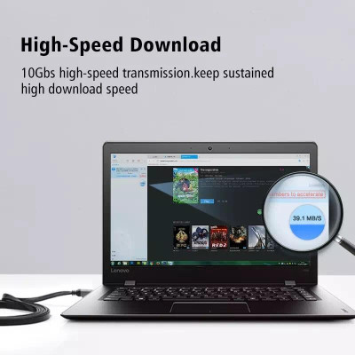 Ugreen UG11263NW106TK 5M màu Đen Cáp mạng LAN CAT 7 ftp dây dẹp - HÀNG CHÍNH HÃNG