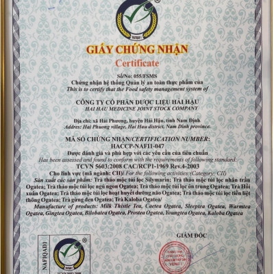 Trà thảo mộc túi  lọc Silymarin Ogatea