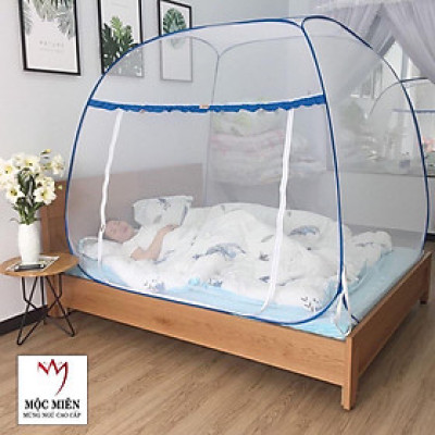 Màn Chụp Cao Cấp Mộc Miên Đỉnh Rộng - Kích thước 1,8mx2m Không Hoạ Tiết ( Hà Nội )