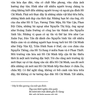 Văn Hoá Soi Đường Cho Quốc Dân Đi - Hồ Chí Minh Và Truyền Thống Đạo Đức Dân Tộc