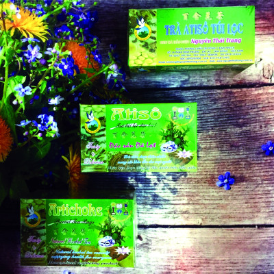 Combo 5 Hộp Trà Atisô (Artichoke Tea) Giúp Ăn Ngủ Ngon- Da Mặt Mịn Màng (Hộp 20 Túi Lọc X 2g)- Nguyên Thái Trang - Loại Thượng Hạng – Thảo Dược Thiên Nhiên – Tốt Cho Sức Khỏe