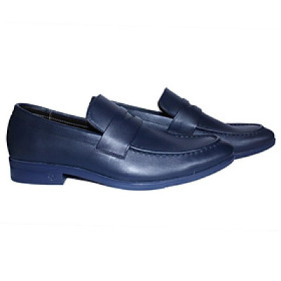 HC7511- Giày tây nam Huy Hoàng màu xanh đậm