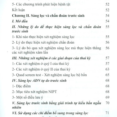 Tư Vấn Di Truyền Và Sàng Lọc, Chẩn Đoán Trước Sinh (Tái bản)