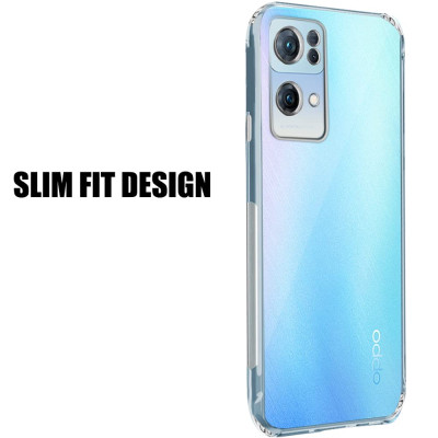 Ốp lưng silicon dẻo cho Oppo Reno 7 hiệu Ultra Thin trong suốt mỏng 0.6mm độ trong tuyệt đối chống trầy xước - Hàng nhập khẩu