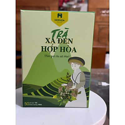 Trà Xạ Đen Hợp Hòa - Xạ đen + Cỏ Ngọt - 50 túi lọc - Giải độc mát gan, ngăn ngừa ung thư.