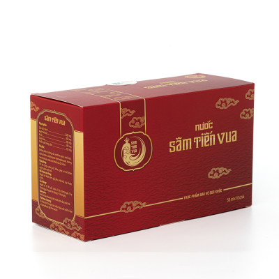 Combo Hạnh Phúc (Gồm 1 Hộp Nước Sâm Tiến Vua Collagen Và 1 Hộp Nước Sâm Tiến Vua) Thức Uống Cao Cấp Tốt Cho Sức Khỏe