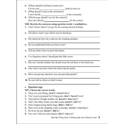 Sách - Bài tập tiếng anh 9 (bám sát sgk chân trời sáng tạo) tặng file đáp án (HA-MK)