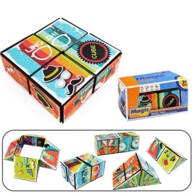 Đồ Chơi Rubik, Combo 6 Khối Rubik Biến Hình Khác Nhau, Đồ Chơi Thông Minh Cho Bé