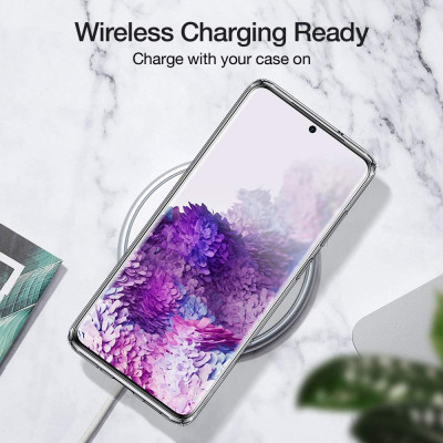 Ốp lưng dẻo silicon cho Samsung Galaxy S20  hiệu Ultra Thin (siêu mỏng 0.6mm, chống trầy, chống bụi) - Hàng nhập khẩu