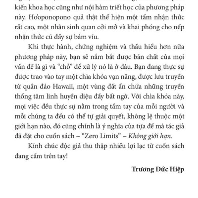 Không Giới Hạn - Khám Phá Ho