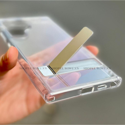 Ốp lưng trong suốt kèm giá đỡ cho SAMSUNG Galaxy S25 Ultra / S24 Ultra chính hãng Raigor Inverse Crystal Case , chống sốc - Hàng chính hãng