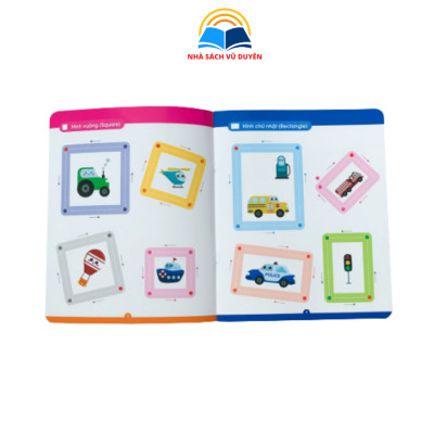 Sách Bộ vở luyện viết không sợ sai Wipe clean xóa được (5 cuốn), tặng kèm 2 bút lông xóa được