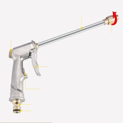  Bộ dây vòi xịt nước rửa xe, tưới cây . tăng áp 3 lần, loại 7m, 10m 206701-2 đầu đồng,cút đồng+ tặng khăn phượt