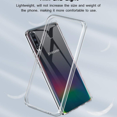 Ốp lưng silicon dẻo trong suốt cho Samsung Galaxy A30s / A50 / A50s hiệu Ultra Thin mỏng 0.6mm độ trong tuyệt đối chống trầy xước - Hàng nhập khẩu