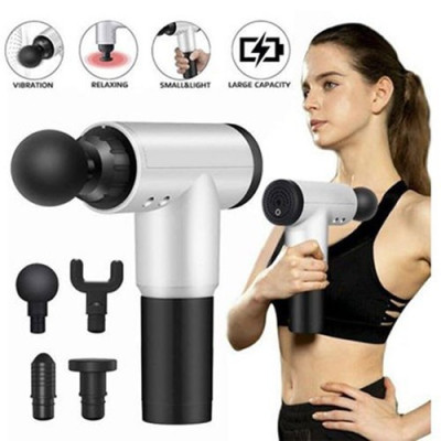 Máy Massage 4 Đầu 6 Chế Độ Fascial, Súng Massage Giảm Căng Cơ, Trị Nhức Mỏi Vai Gáy Hiệu Quả - HÀNG CHÍNH HÃNG MINIIN