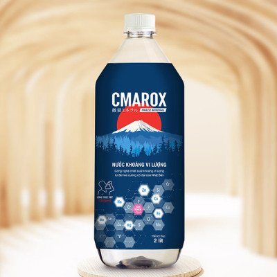 Thùng 6 Chai 2 Lít Khoáng Vi Lượng CMAROX 10.000ppm (2L x 6 chai) - Bổ Sung Khoáng Chất Cho Cơ Thể