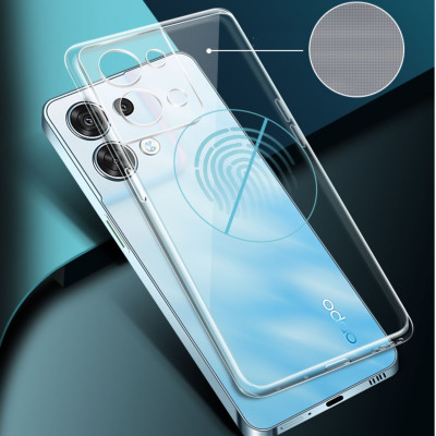 Ốp lưng dẻo silicon dành cho OPPO Reno 8 5G Ultra Thin (mỏng 0.6mm, Trong suốt) - Hàng chính hãng