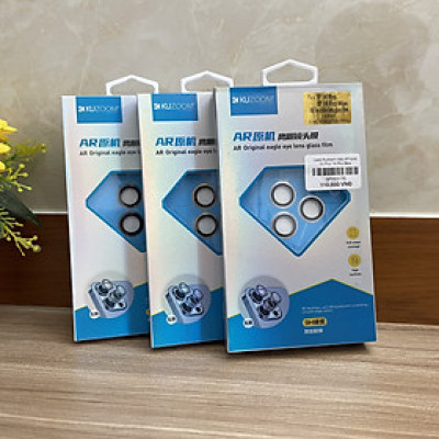 Bộ Vòng Bảo Vệ Camera Kuzoom Dành Cho iPhone 13pro/13promax (Bộ 3 Vòng) - Chống Bụi Và Mờ Camera - Siêu Xịn Xò Và Sang Chảnh.Hàng Nhập Khẩu