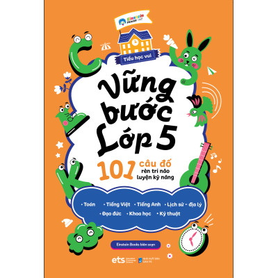 Trạm Đọc | Tiểu Học Vui : Vững Bước Lớp 5 - 101 Câu Đố Rèn Trí Não Luyện Kỹ Năng