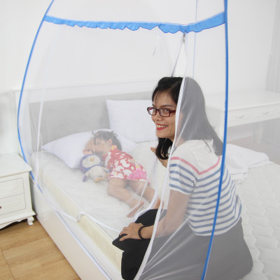 Mùng Chụp Tự Bung Cao Cấp Mộc Miên - Đỉnh Rộng 1m6x 2m