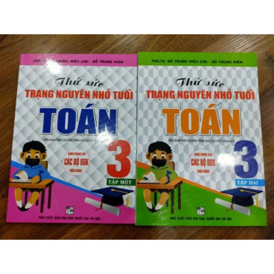 Sách - Combo Thử sức trạng Nguyên nhỏ tuổi môn Toán lớp 3 (tập 1 + tập 2)