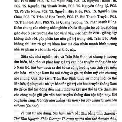 Già Ham Sách - Mơ Giấc Mơ Chữ Nghĩa