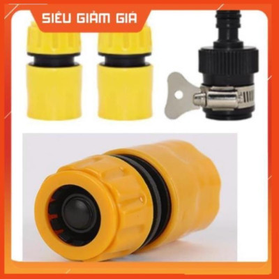 Bộ dây vòi xịt nước rửa xe, tưới cây . tăng áp 3 lần, loại 20m 206318 đầu đồng,cút,nối đen+ tặng đai