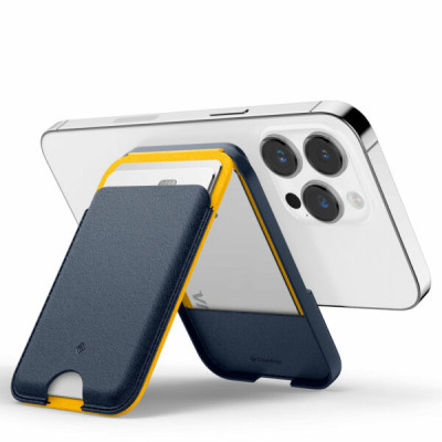 Ví Thông Minh Kiêm Chân Đế Có Nam Châm Spigen Caseology Dành Cho Điện Thoại iPhone, Dùng Được Ốp Có Sạc Từ Tính Hàng Chính Hãng