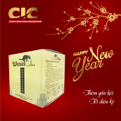 Combo: cà phê chồn phin giấy (10 gói x 15g)+ bột kem pha cà phê 170g