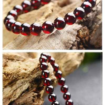 Vòng tay phong thủy đá đỏ đậm màu Ruby thời trang cho Nữ cầu Lộc Tài Duyên