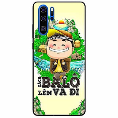 Ốp lưng in cho Huawei P30 Pro Mẫu Xách Balo Lên Nam