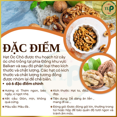 HẠT ÓC CHÓ TÂN LỘC PHÁT COMBO 1KG - MỖI BỊCH 500G
