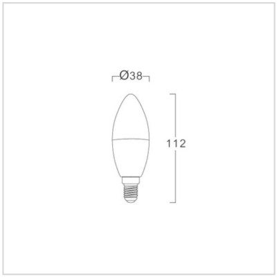 BÓNG ĐÈN LUMAX#ECOBULB C37-420LM/8XX/6W/E14/TUNABLE SWITCH