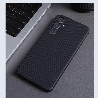Ốp lưng sần chống sốc cho Samsung Galaxy A56 , A36 , A55 5G mặt lưng nhám hiệu Nillkin Super Frosted Shield Pro cho mặt lưng nhám chống trơn trượt tay, khả năng chống sốc cực tốt, chất liệu cao cấp - Hàng chính hãng