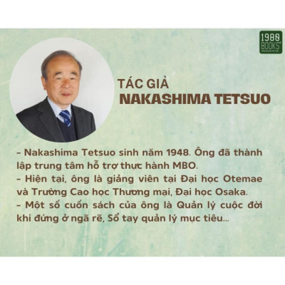 Sách - MBO - Phương Pháp Quản Lý Mục Tiêu Và Đánh Giá Nhân Sự Chuyên Nghiệp - Nakashima Tetsuo - 1980 Books
