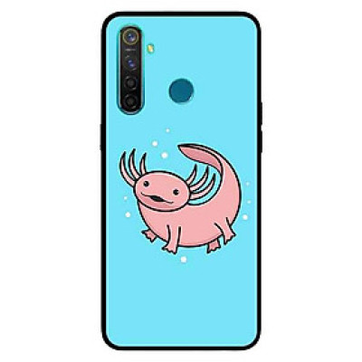 Ốp Lưng in cho Realme 5 Mẫu Cá Cửu Sừng Hồng - Hàng Chính Hãng