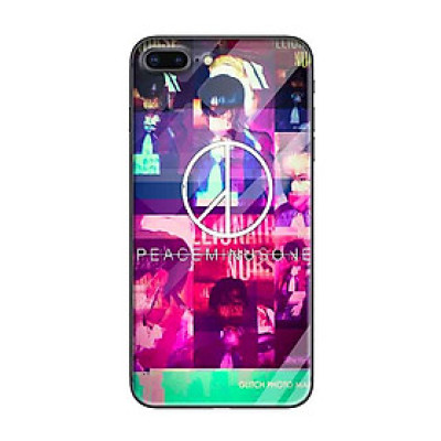 Ốp lưng kính cường lực cho iPhone 7 Plus /8 Plus Nền Hoa Cúc Photo - Hàng Chính Hãng