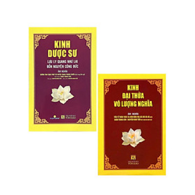 Kinh Dược Sư Lưu Ly Quang + Kinh Đại Thừa Vô Lượng Nghĩa (Bộ 2 Cuốn)