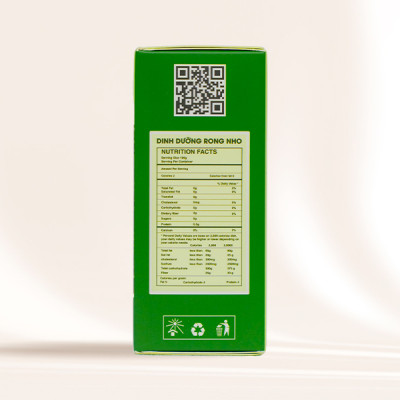 Rong Nho Tách Nước OKINAWA Hộp 100g (5 Gói x 20g) Giàu Dinh Dưỡng