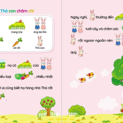Tủ sách tiềm thức cho bé 0-6 tuổi: Đồng dao - Thơ - Truyện - Câu đố cho bé tập nói, tập đọc (4 quyển) - NTbooks