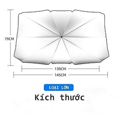 Dù che nắng kính lái xe hơi, ô tô cao cấp - Ô đa năng chắn nắng, ngăn tia UV bảo vệ nội thất xe hơi ô tô