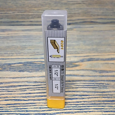 Mũi phay, mũi soi, mũi cắt cạnh thẳng ổ bi 1/2"x1/2" (D=12.70mm) Arden