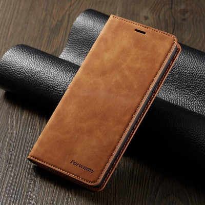 Bao Da Bò Non Dành Cho SamSung Galaxy A56 , A36 , A26 , A16 Chính Hãng Forwenw Có Ngăn Đựng Tiền và Thẻ - Hàng chính hãng