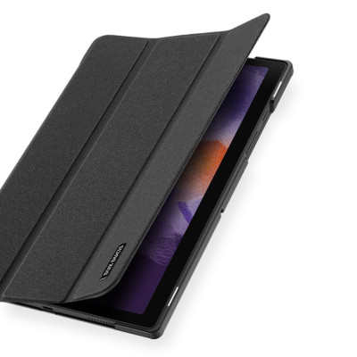 Bao da chống sốc cho Samsung Galaxy Tab S8, Tab S8 Plus, Tab S8 Ultra bảo vệ toàn diện có khe cắm bút tiện lợi hiệu DUX DUCIS Domo Series cao cấp - Hàng nhập khẩu.